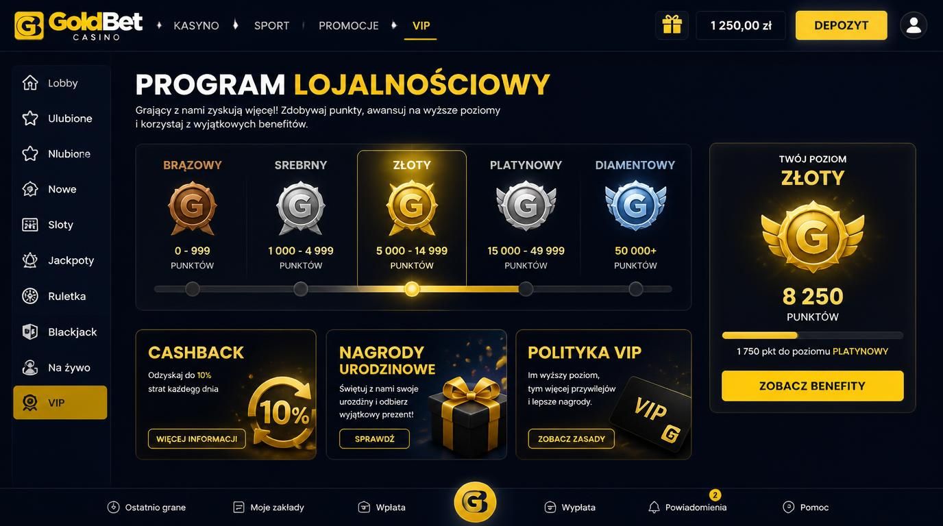 poziomy lojalnościowe, VIP, cashback, nagrody, Polska
